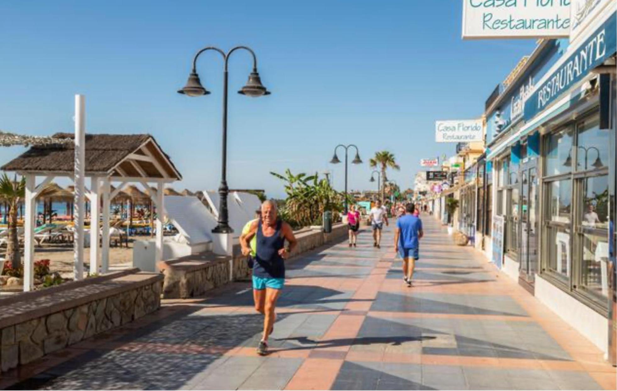 Ferienwohnung Carihuela Plaza Del Remo Torremolinos Exterior foto